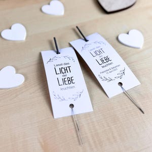 Wunderkerzenschilder Hochzeitsfeier | Hochzeitsdeko Anhänger für Wunderkerzen Knicklichter | Hochzeit Dekoration
