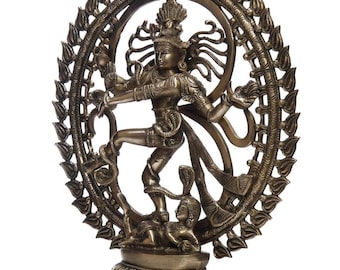 Brass Nataraj statue, 50 CM Brass Nataraja Idol, Dancing Shiva, Natraj for Home, Decor, Temple, Corner, Yoga Hall, Office, Gifts.
