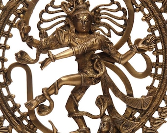 Nataraj statue, 50 CM Brass Nataraja Statue, Nataraj Idol, Dancing Shiva, Nataraj for Home, Temple, Corner, Yoga Hall, Office, Pooja, gifts.