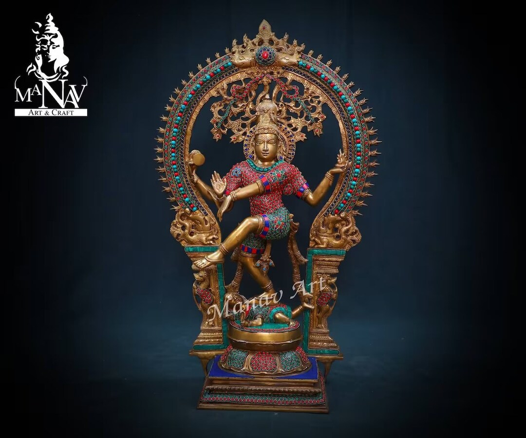 Brass Nataraj Statue, 66 CM Big Size Nataraja Statue, Dancing Shiva ...