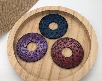 Soporte para esfera del zodíaco / Grabado con láser