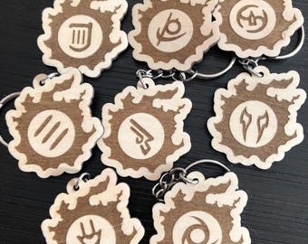 Llavero inspirado en el meteorito de piedra de Job de Final Fantasy / Fantasía / Llavero / Accesorio