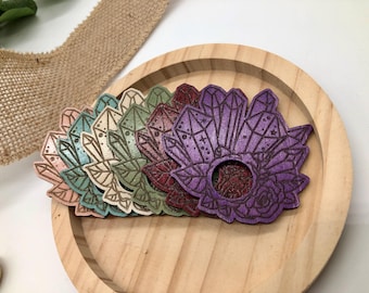 Soporte de esfera de cristal / Grabado láser