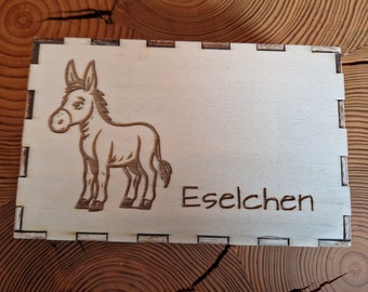 Eselchen, das Eselspiel mit 121 Spielsteinen in schicker Holzbox