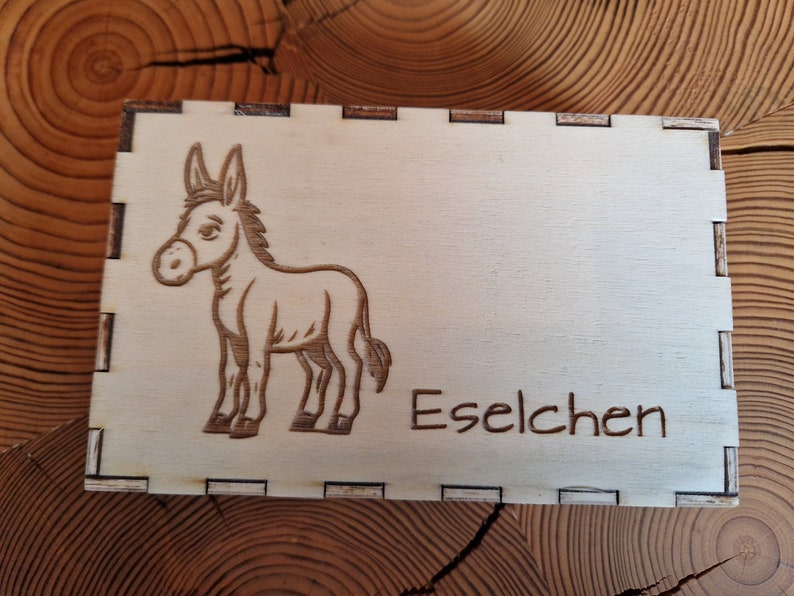 Eselchen, das Eselspiel mit 121 Spielsteinen in schicker Holzbox Standard