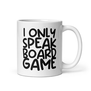 Gra planszowa I Only Speak - kubek z grą planszową