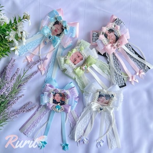 kpop lightstick deco ribbon