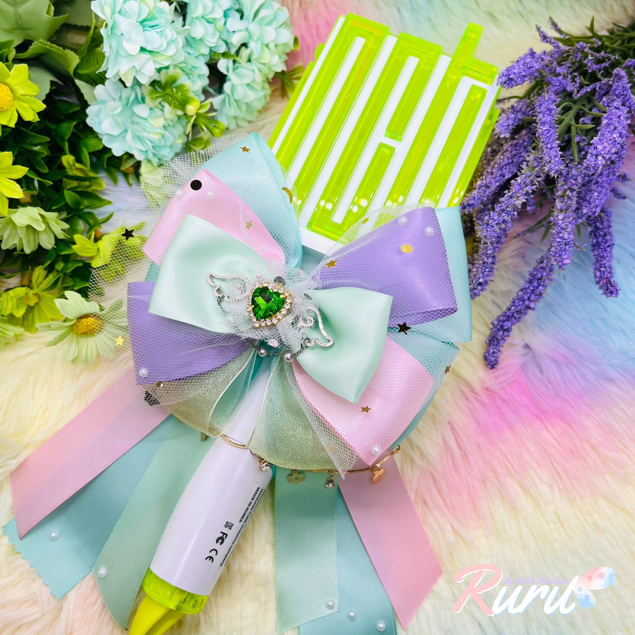 Kpop Ribbons Kpop Lightstick Deco Ribbon - Etsy