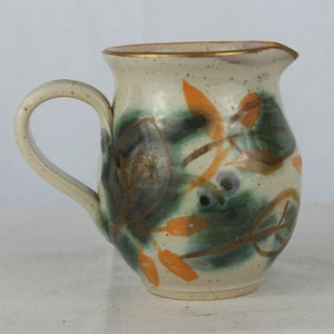 Vintage Hand Made Art Pottery Small Pitcher