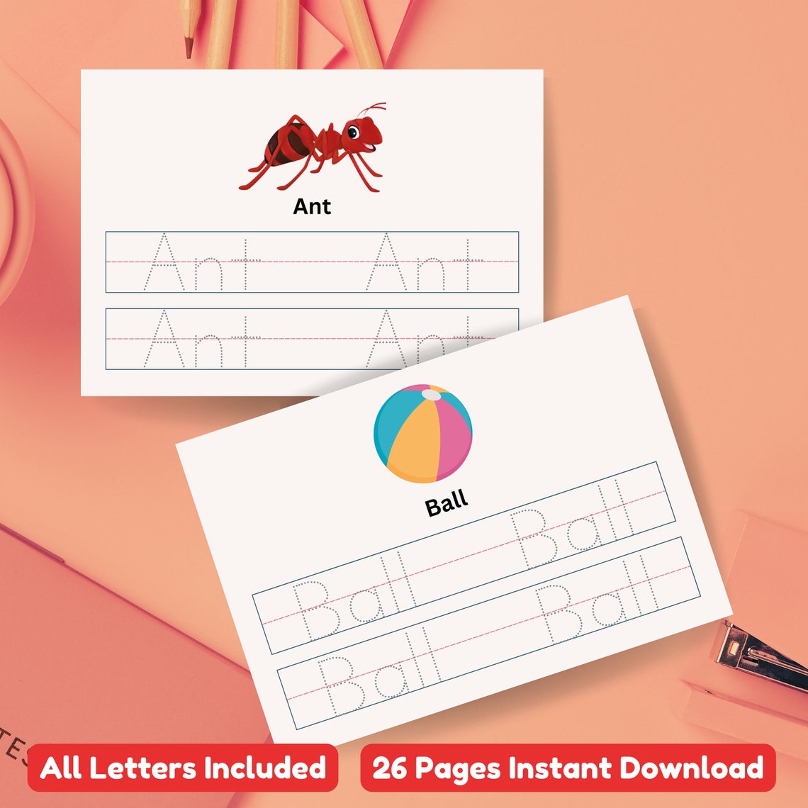 Printable Alphabet Tracing Worksheets, Number Tracing Worksheets