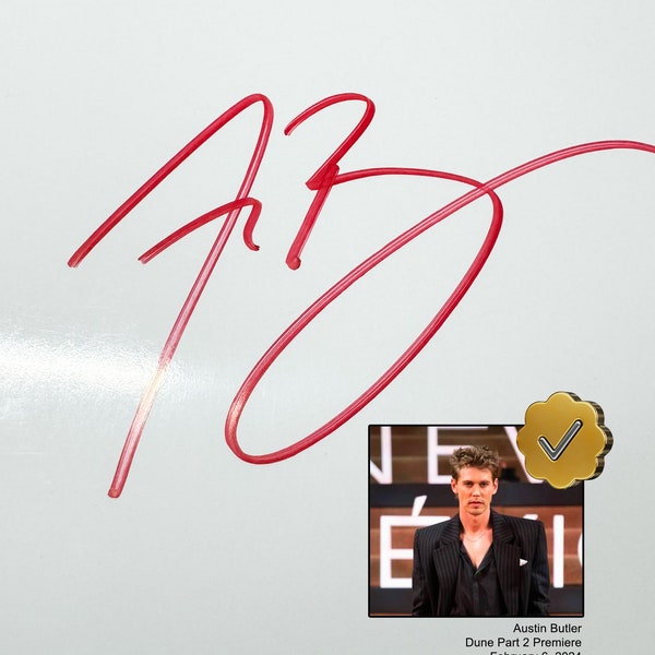 Austin Butler signed Elvis script - Real Signature/Original Pressing/Not a Reprint - Screenplay - COA