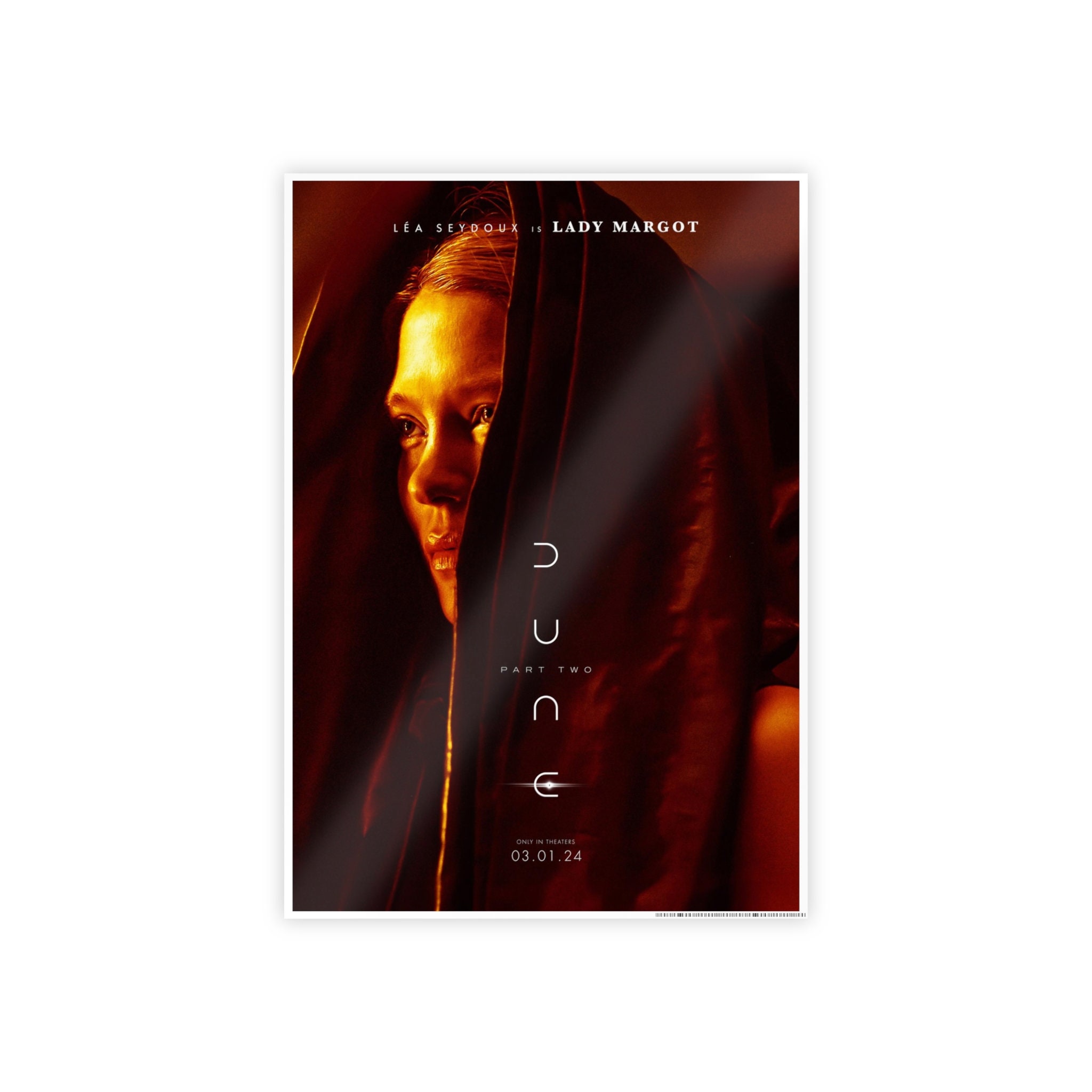 Dune Part Two 2024 Movie Poster sold by Brassiere Babbie SKU 4196456