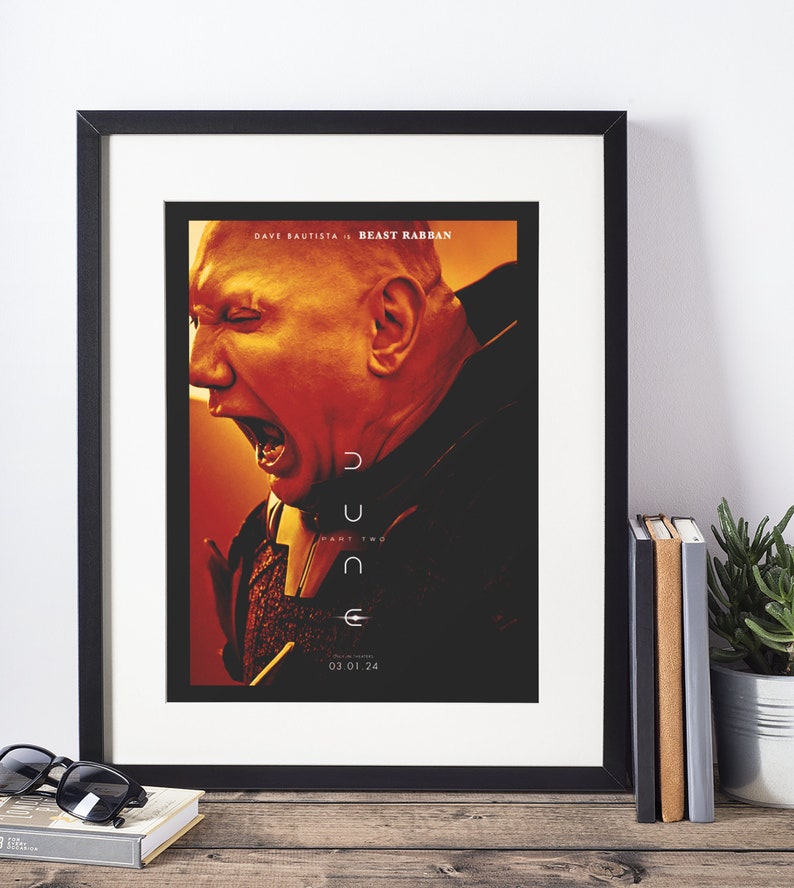 Dune Part 2 Dave Bautista as Glossu Rabban Harkonnen Movie - Etsy Canada
