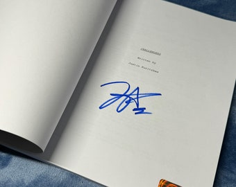 Zendaya signed Challengers screenplay - Real Signature/Not a Reprint - Collectible Script - COA