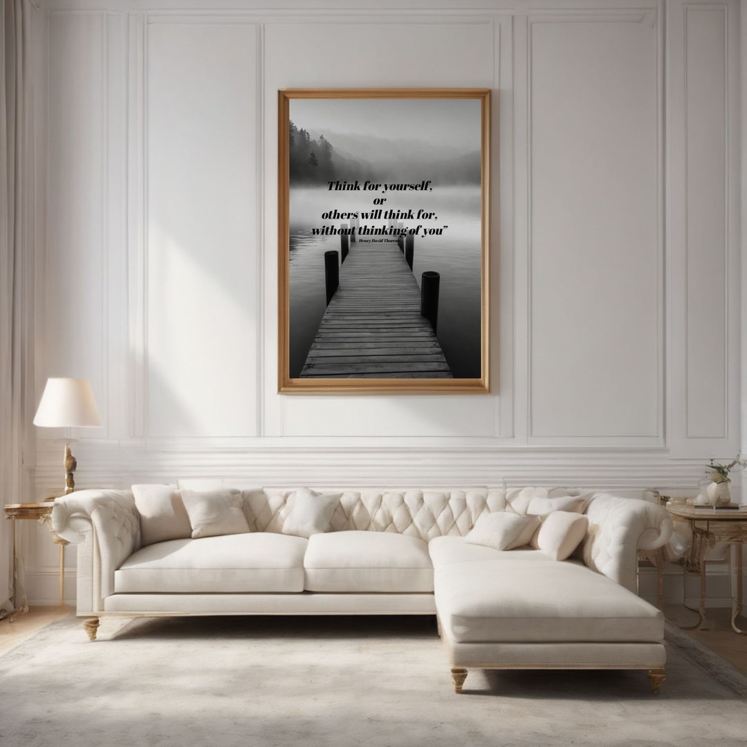 Inspirational Quote Wall Art Digital Poster Print Picture Motivation