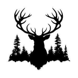 Deer SVG - Can Be Used on Any Surface