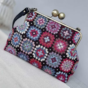 Clutch Bag PDF Sewing Pattern: 25cm Metal Frame Purse Tutorial (Instant Download image 5