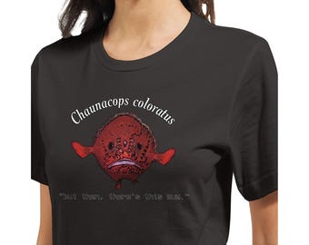 Chaunacops Coloratus T-Shirt: Deep Sea Anglerfish Graphic Tee