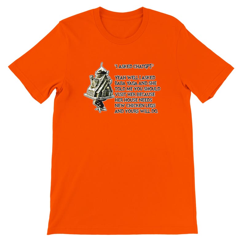 Baba Yaga GPT - Camiseta Premium Unissex com Gola Redonda | Bella + Canvas 3001 imagem 11