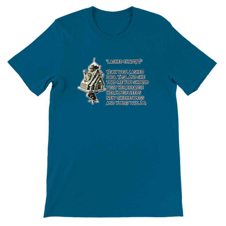 Baba Yaga GPT - Camiseta Premium Unissex com Gola Redonda | Bella + Canvas 3001 imagem 1