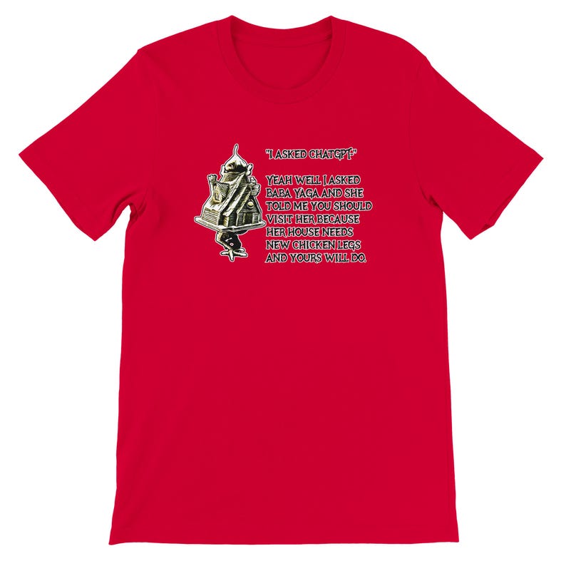 Baba Yaga GPT - Camiseta Premium Unissex com Gola Redonda | Bella + Canvas 3001 imagem 18