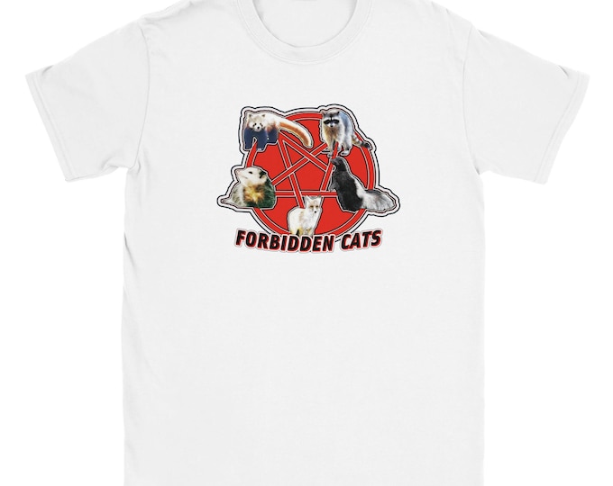 Featured listing image: Forbidden Cats - Classic Unisex Crewneck T-shirt | Gildan® 64000