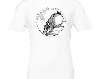 Fresh Sisyphus - Premium uniseks T-shirt met ronde hals | Bella + canvas 3001