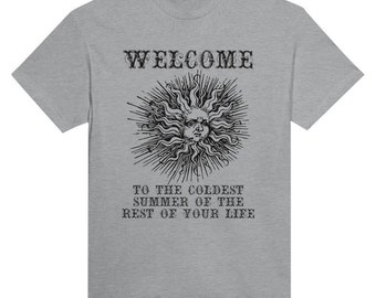 Welcome To Summer - Heavyweight Unisex Crewneck T-shirt