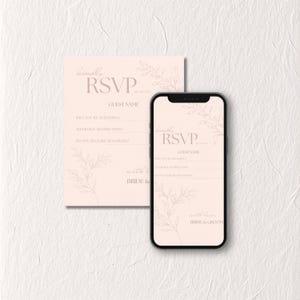 Peach No. 3 - RSVP Template