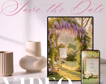 Garden Wedding Save The Date Video
