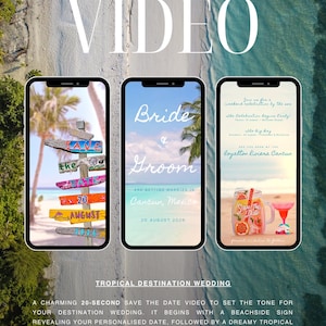 Save The Date Video- Tropical Wedding