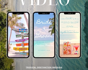 Video para reservar la fecha: Boda tropical