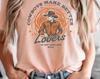 Cowboy Romance Book Lover T-shirt, Western Lover Shirt, Bookworm Gift, Book Club Shirt, Romance Reader Gifts, Bookish Shirt, Cowboy Lover