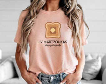 JV Martzoukas Deli - Where You're Family T-shirt, Taskmaster Season 19 Fan Tee, Javie Martzoukas, Taskmaster Fan Gift, Burnt Toast Deli Tee