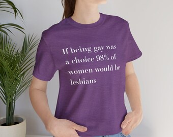 Lustiges Lesben T-Shirt, LGBTQ Pride Shirt, feministisches Humor Shirt, Queer Geschenkidee, lustiges lesbisches Geschenk, Bestie Geschenk