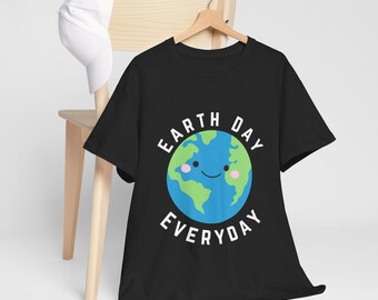 Earth Day Everyday Unisex Tee | Eco-friendly T-Shirt for Nature Lovers | Earth Day Gift | Casual Tee for Environmentalists | Cute Earth Tee