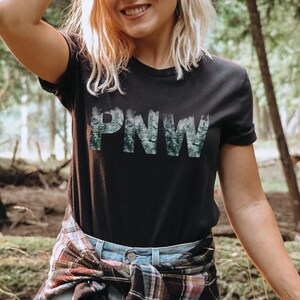 Camiseta del noroeste del Pacífico, camiseta de PNW, estado Evergreen, regalo del estado de Washington, camiseta de Oregón, camiseta de Idaho, monte Rainier, Seattle, North Cascades