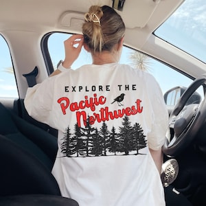 Pacific Northwest Shirt, PNW Tshirt, Evergreen State, Washington State Gift, Oregon Shirt, Idaho Shirt, Mt. Rainier, Seattle, North Cascades