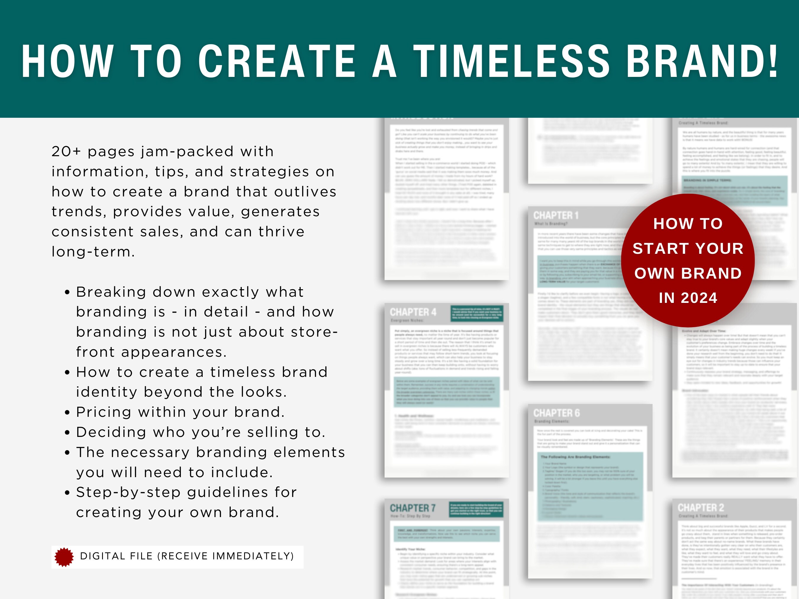 How to Build A Timeless Brand Identity Business Branding for Small ...