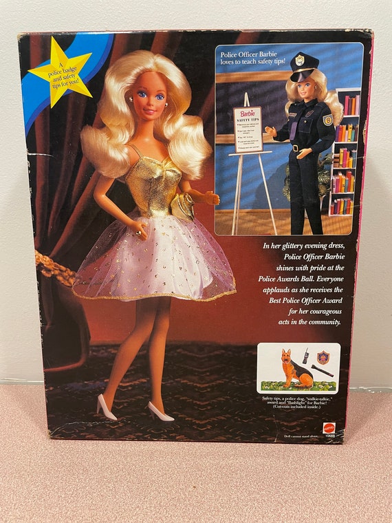Police Officer Barbie toy Mattel