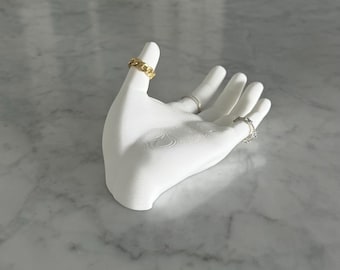 Flacher Ringhalter - schickes Schmuckdisplay für Ringe & Accessoires - elegantes Wohndekor, einzigartige Geschenkidee für Schmuckliebhaber