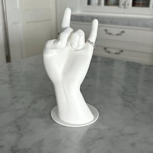Stylish Jewelry Organizer for Rings – Hand Sculpture Ring Holder, Bracelets & Accessories – Modern Home Décor, Perfect Gift for Her