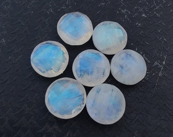 Natural Rainbow Moonstone Round Shape Briolette Cut Calibrated AAA+ Quality Wholesale Gemstones, Custom Sizes Available