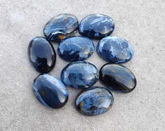 Natural Pietersite Oval Shape Cabochon Flat Back Calibrated AAA+ Quality Wholesale Gemstones, Custom Sizes Available