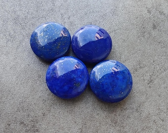 AAA Lapis Lazuli Round Shape Briolette Cabochon: Calibrated Gemstone