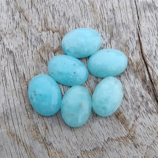 AAA+ Quality Natural Smithsonite Oval Shape Cabochon Flat Back Calibrated Wholesale Gemstones, Custom Sizes Available