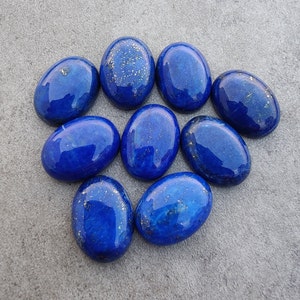 Natuurlijke lapis lazuli-cabochon: AAA+ ovale edelsteen