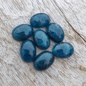 Cabochon de forme ovale, néon naturel à dos plat, calibrées AAA , pierres précieuses de qualité en gros, tailles personnalisées disponibles image 4