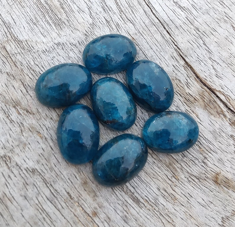 Cabochon de forme ovale, néon naturel à dos plat, calibrées AAA , pierres précieuses de qualité en gros, tailles personnalisées disponibles image 4