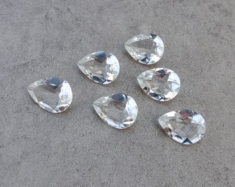 AAA + Qualität Natürliche Kristall Quarz Birnenform Facettierte Schnitt kalibrierte Teardrop Form Großhandel Edelsteine, alle Größen erhältlich